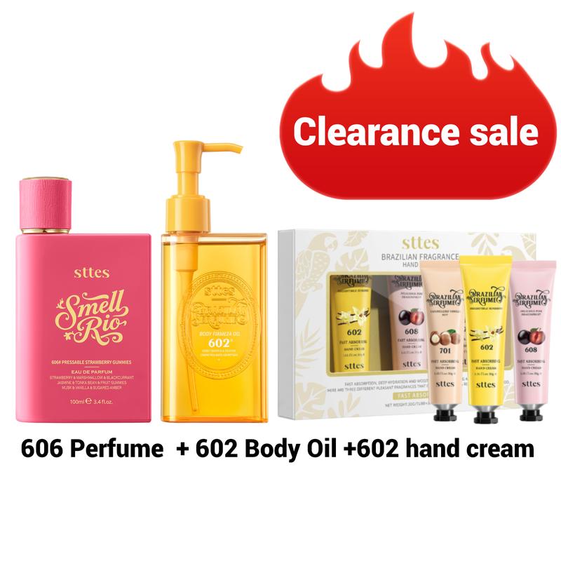 Sttes Perfume 606# (Pressable Strawberry Gummies) – Eau De Parfum 100Ml (3.4 Fl Oz) – Strawberry, Cotton Candy, Fruit Gummies, Vanilla